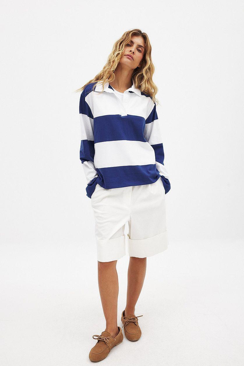 Long Sleeve Polo Shirt Product Image