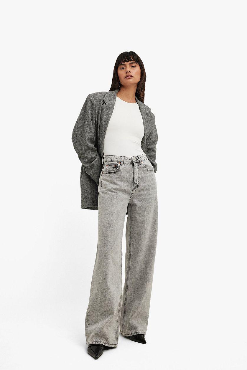 Wide High Waist Jeans Product Image
