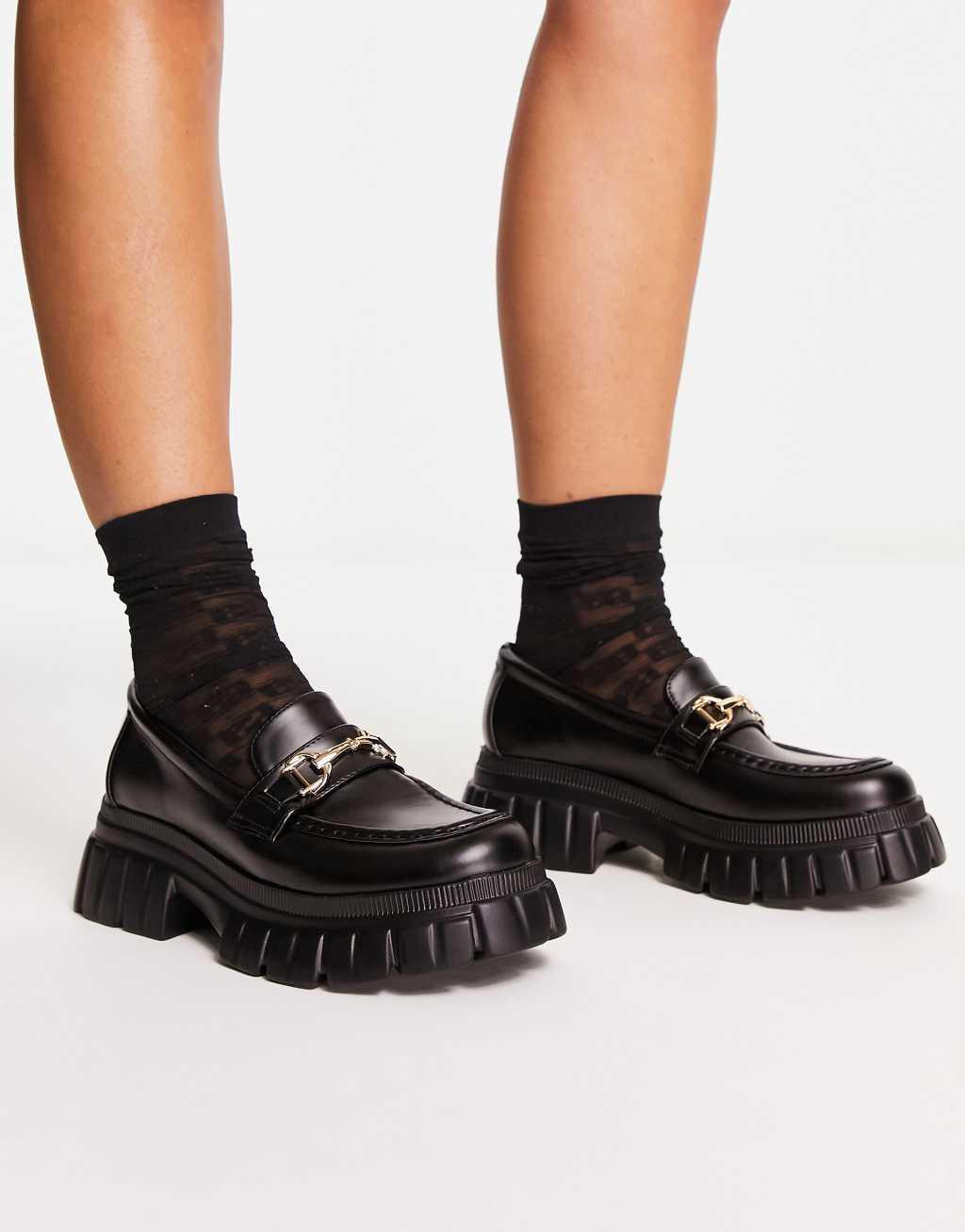 ASOS DESIGN Wide Fit Magnus chunky loafers Product Image