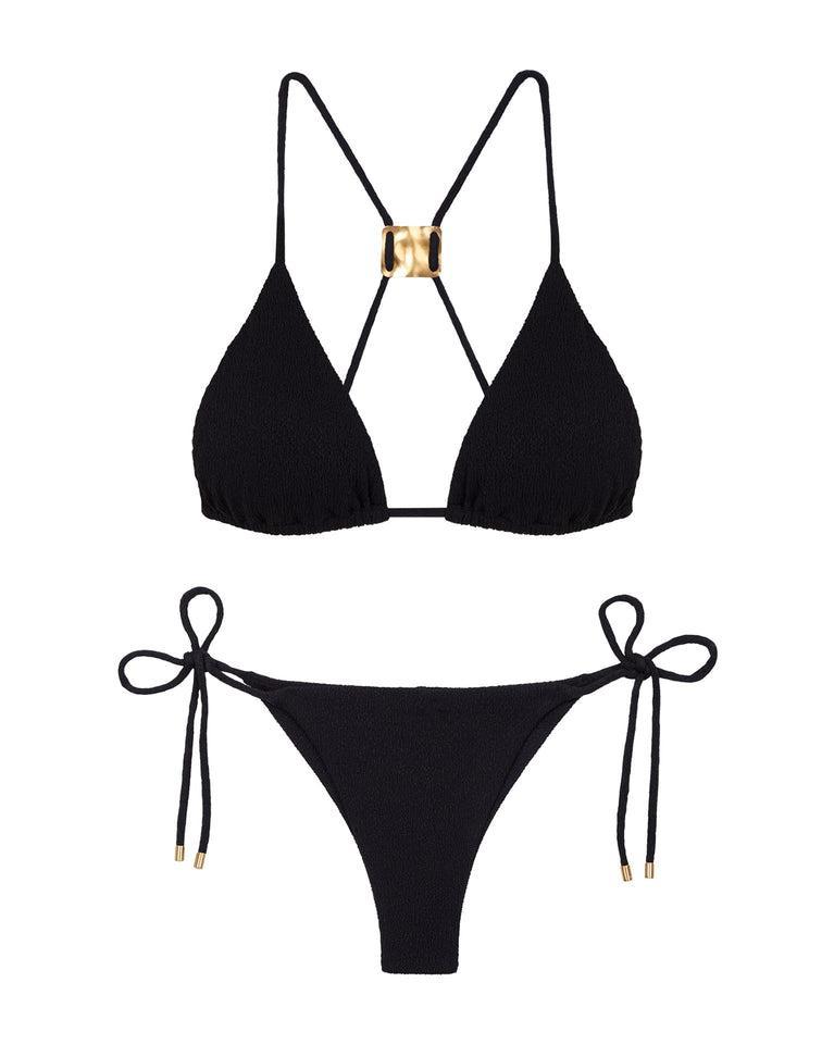 Firenze Yara T Back Tri Top - Black Product Image