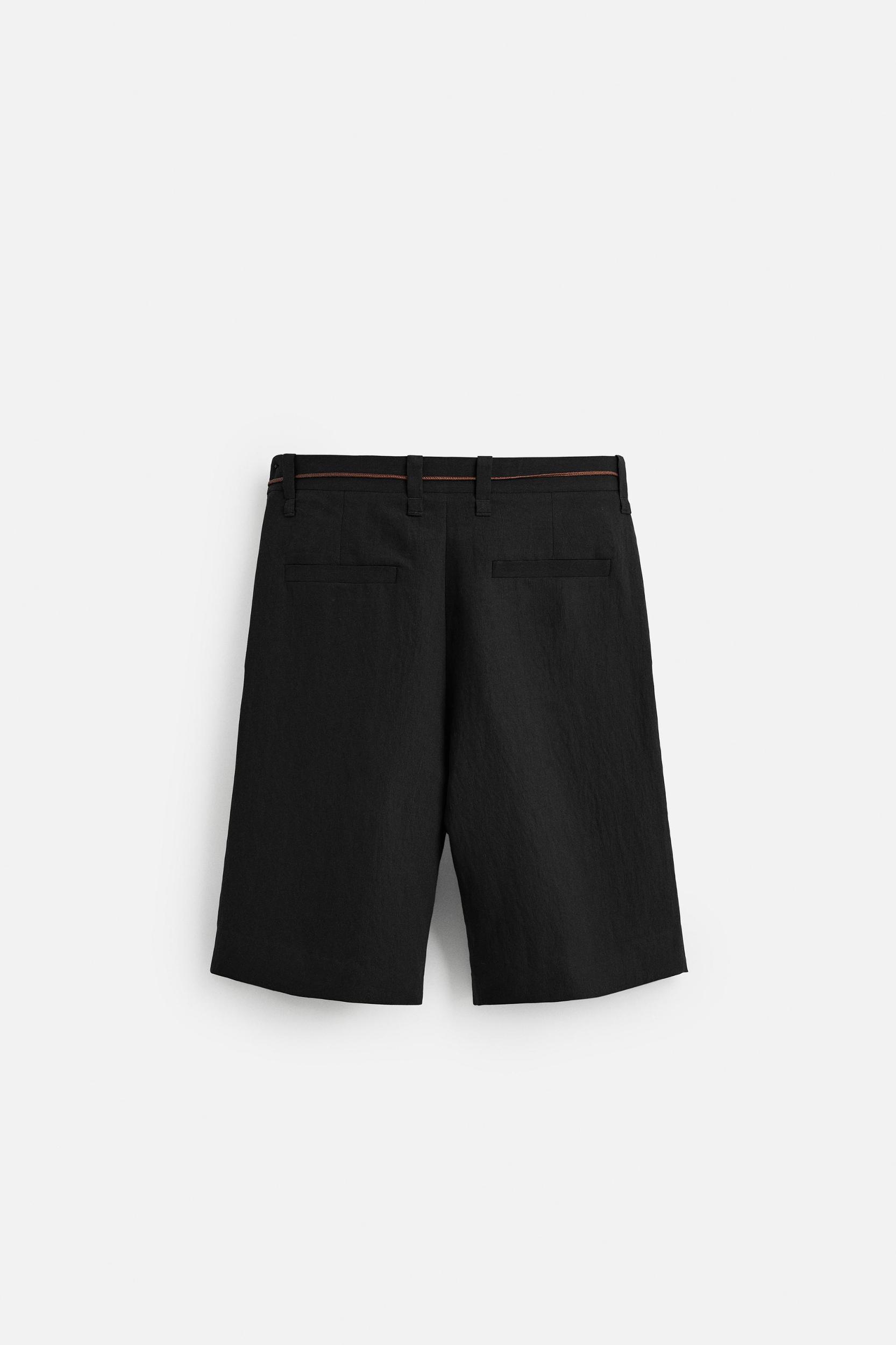 STRIPED JACQUARD SHORTS Product Image