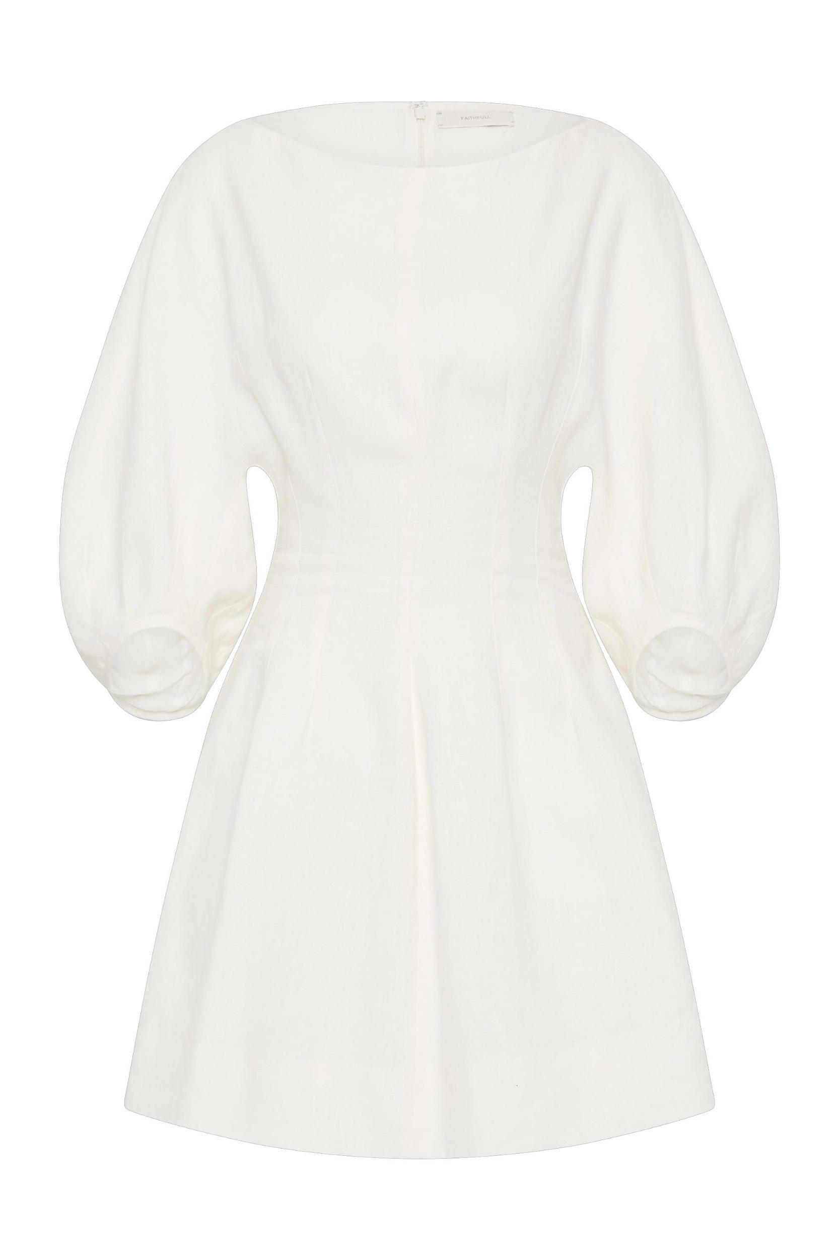 Lowen Mini Dress White Product Image