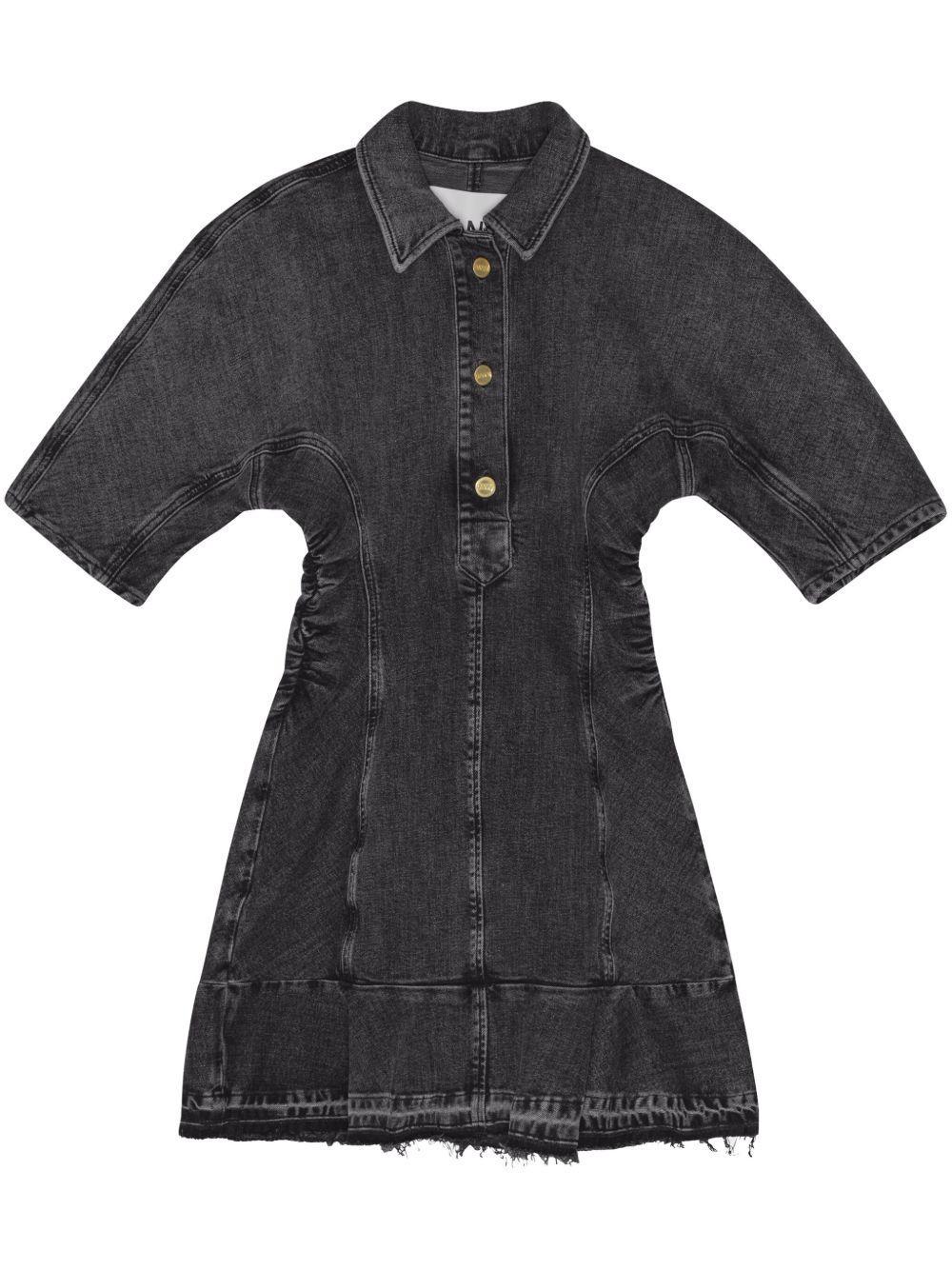 tint-edge denim mini dress Product Image