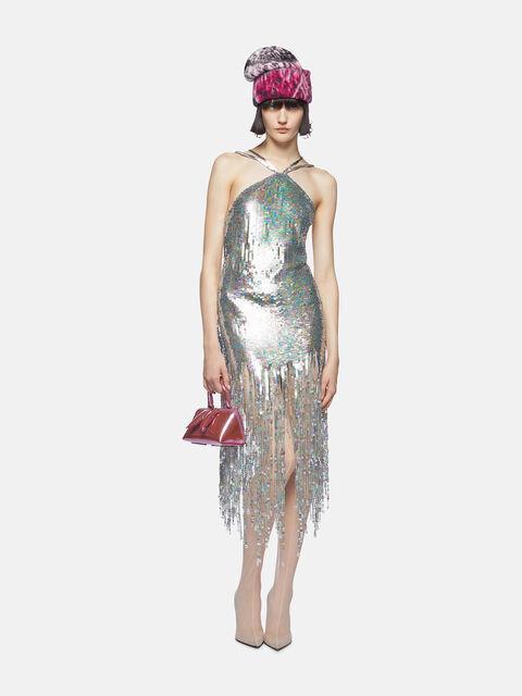 Silver mini dress Product Image