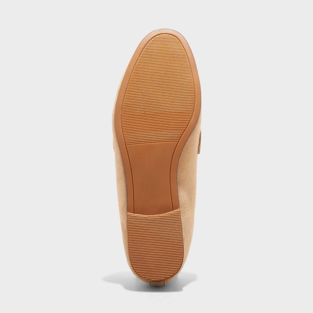 Womens Carolyn Loafers with Memory Foam Insole - A New Day Beige 10 Product Image