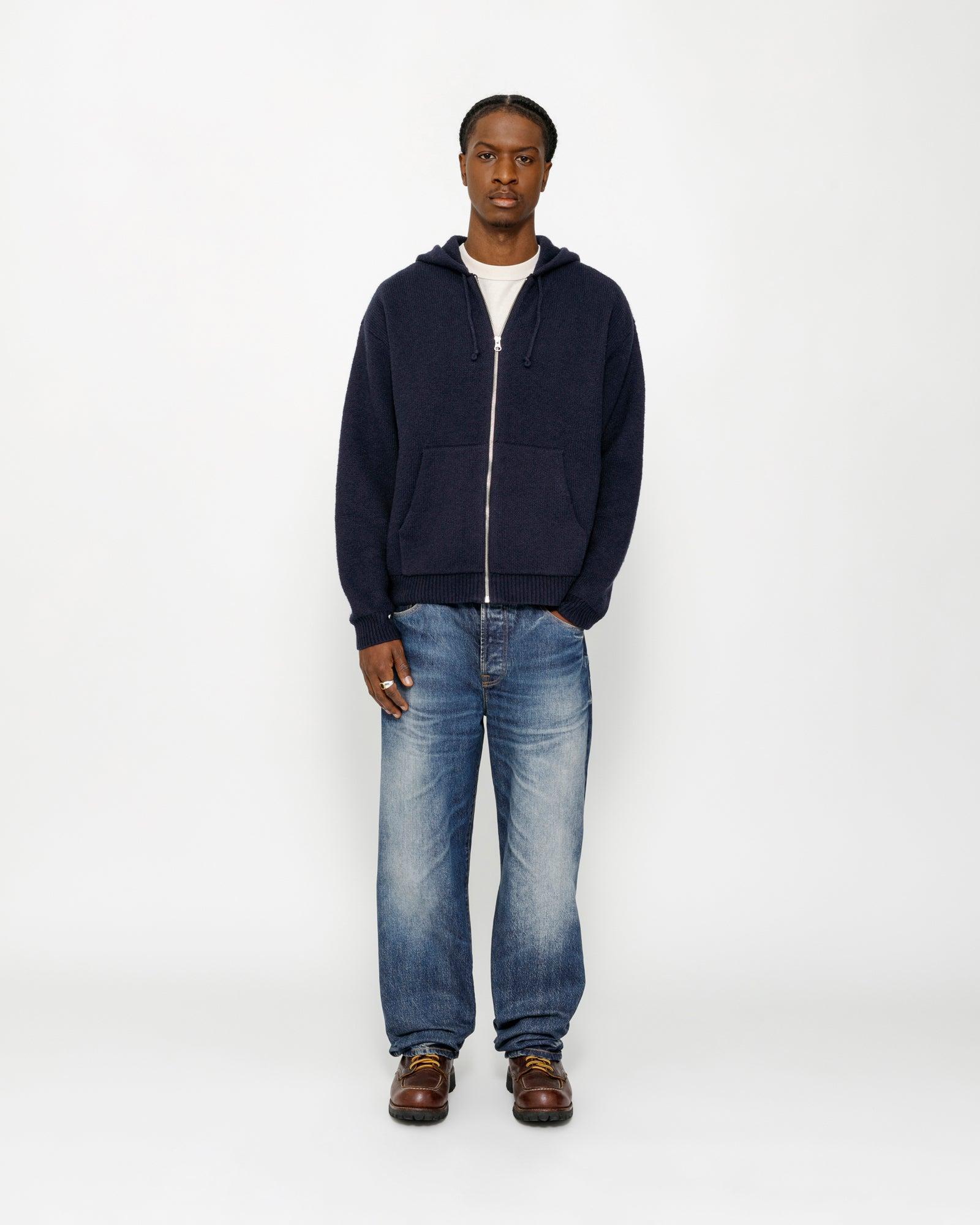 HOODED ZIP SWEATER Male Product Image