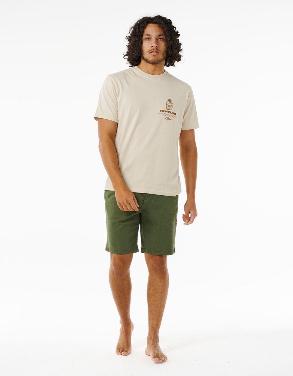 RIP CURL King Cobra Mens Tee - OFF WHITE Product Image
