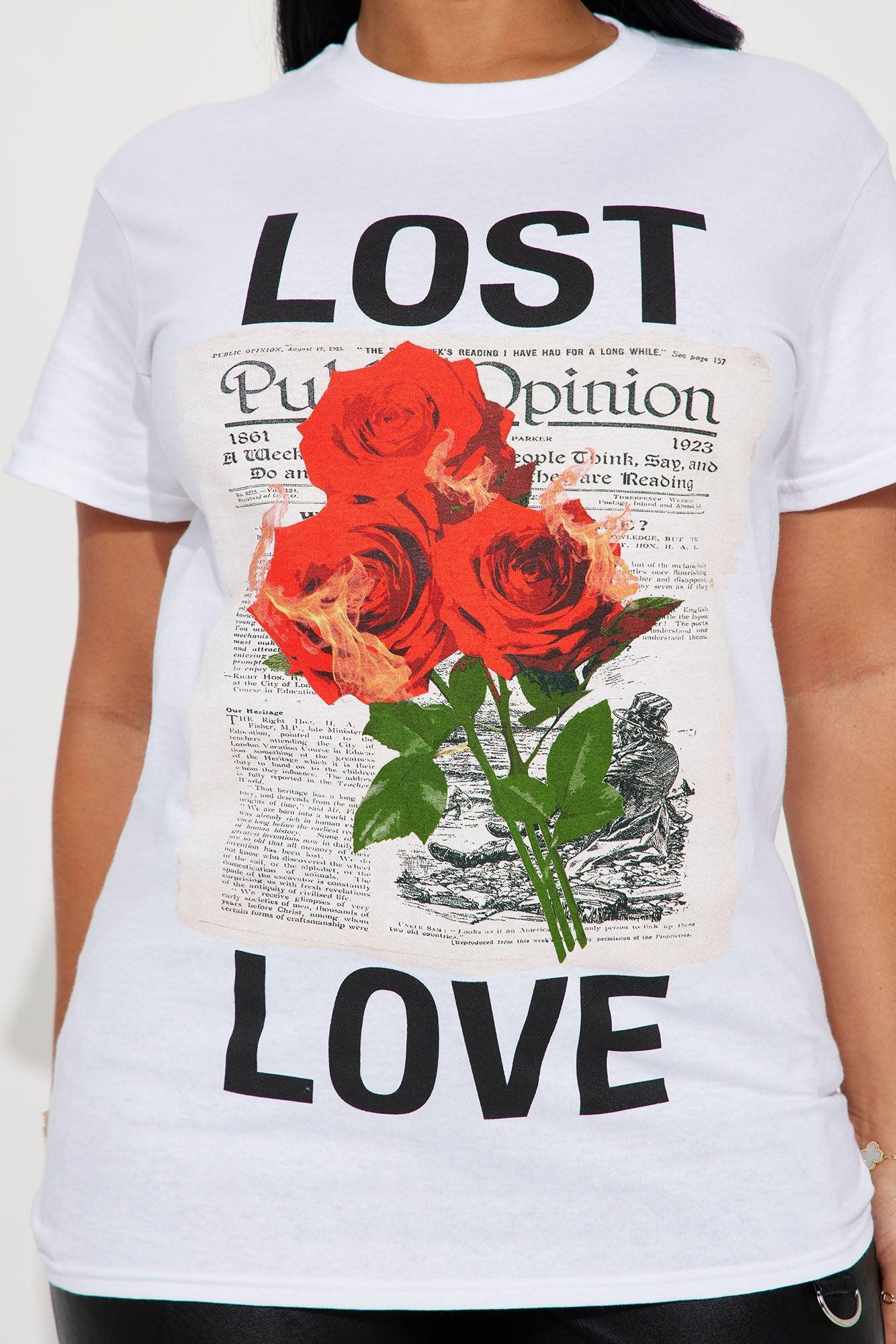 Lost In Love Graphic Tee - White Product Image