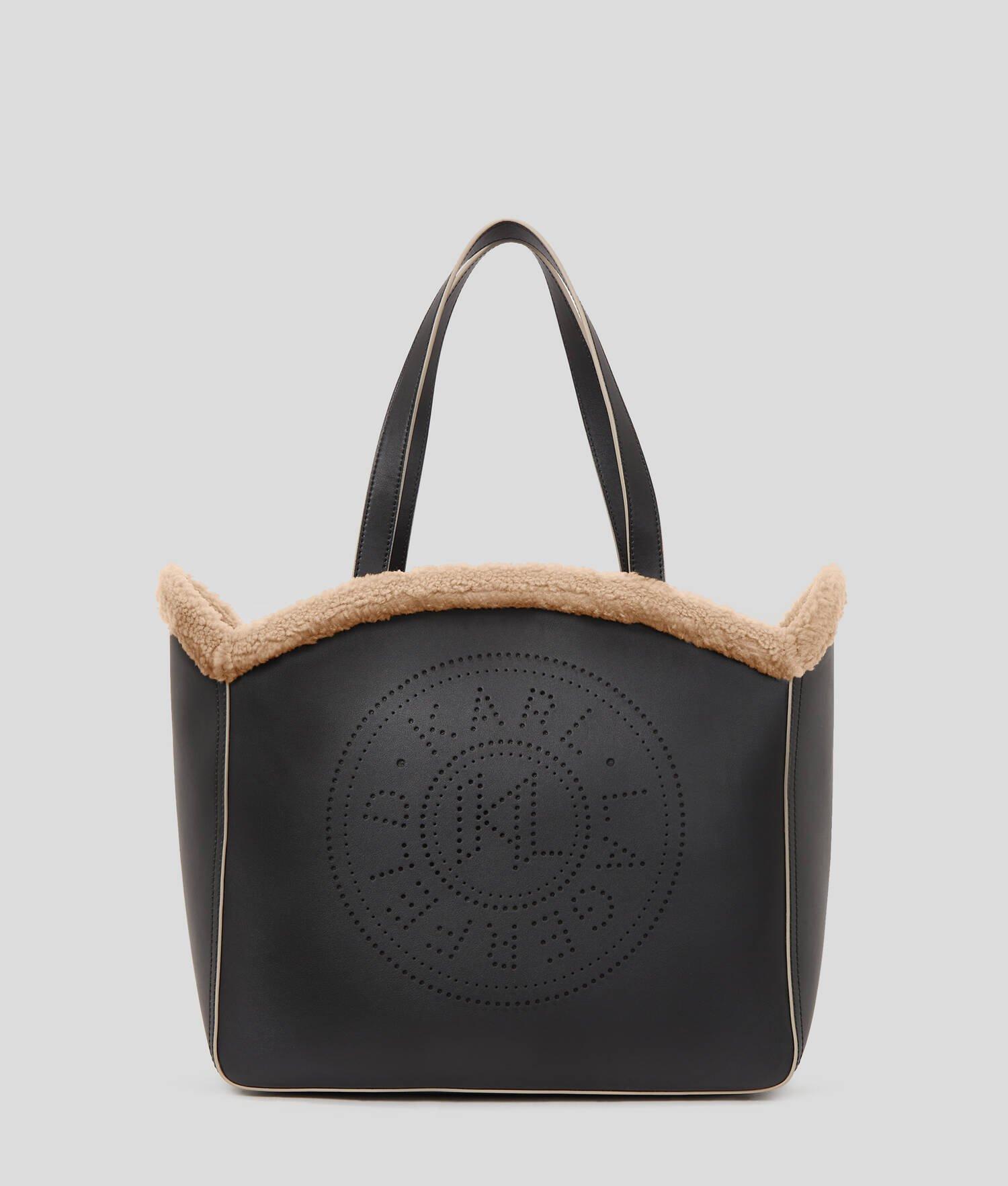 K/CIRCLE SHEARLING LARGE TOTE BAG Product Image
