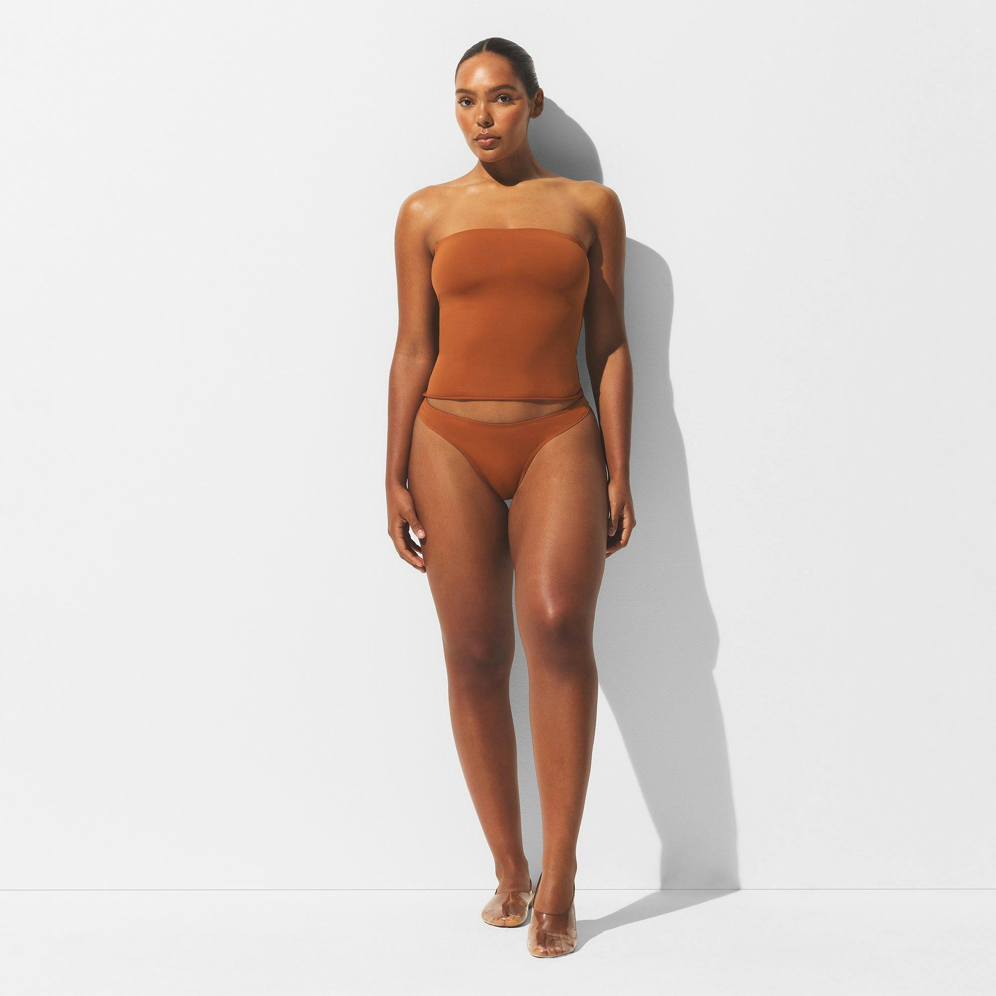 ICONIC SWIM CONVERTIBLE BANDEAU BIKINI TOP | TERRA Product Image