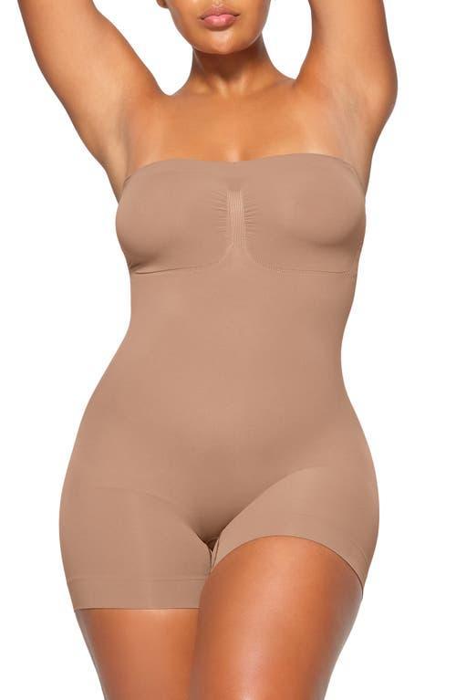 Womens Seamless Sculpt Strapless Shortie Bodysuit Product Image
