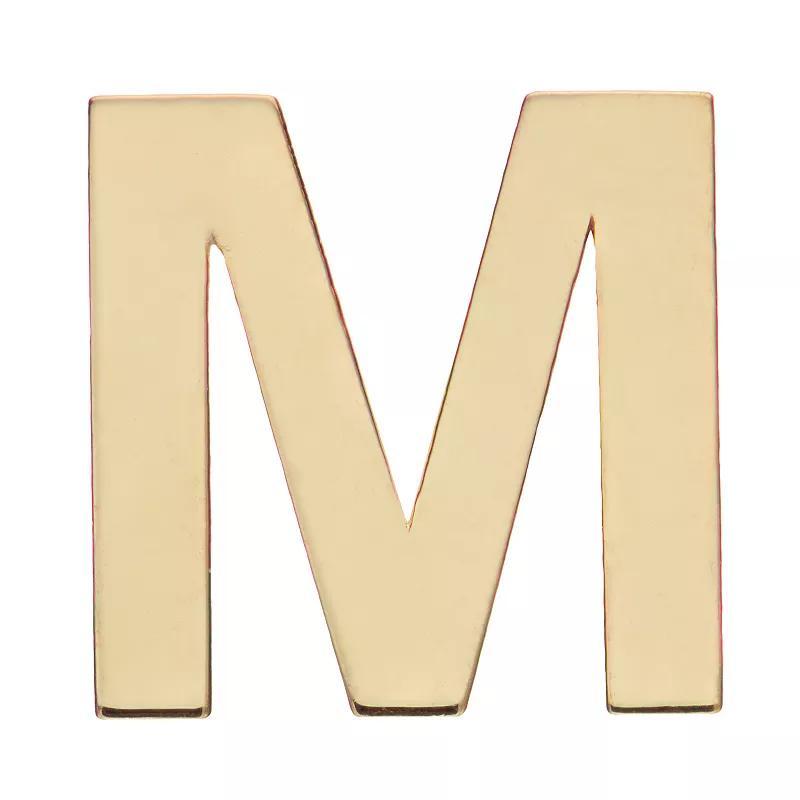 Au Naturale 14k Gold Initial Single Stud Earring, Women's Product Image