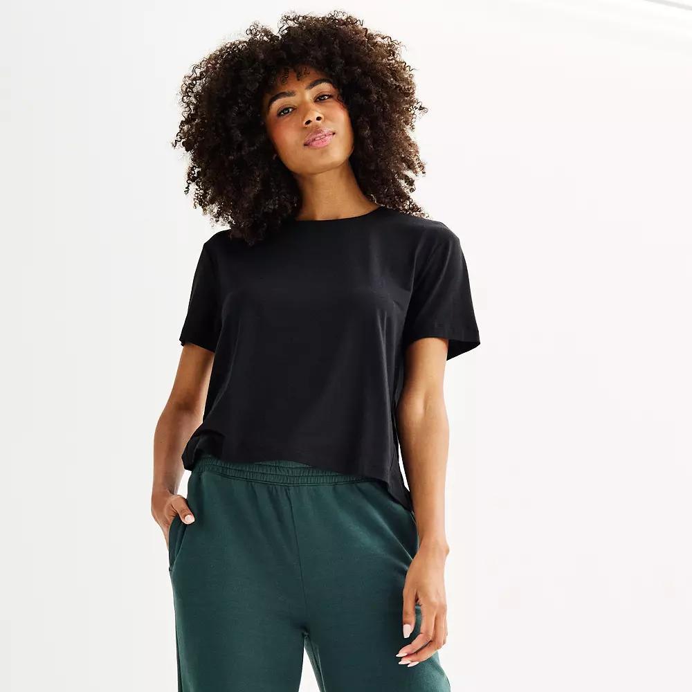Women's FLX Easy Restore Short Sleeve Crewneck Tee, Size: Large, Modern White Product Image