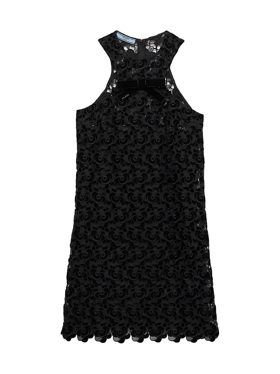 Womens Guipure Lace Mini Dress Product Image