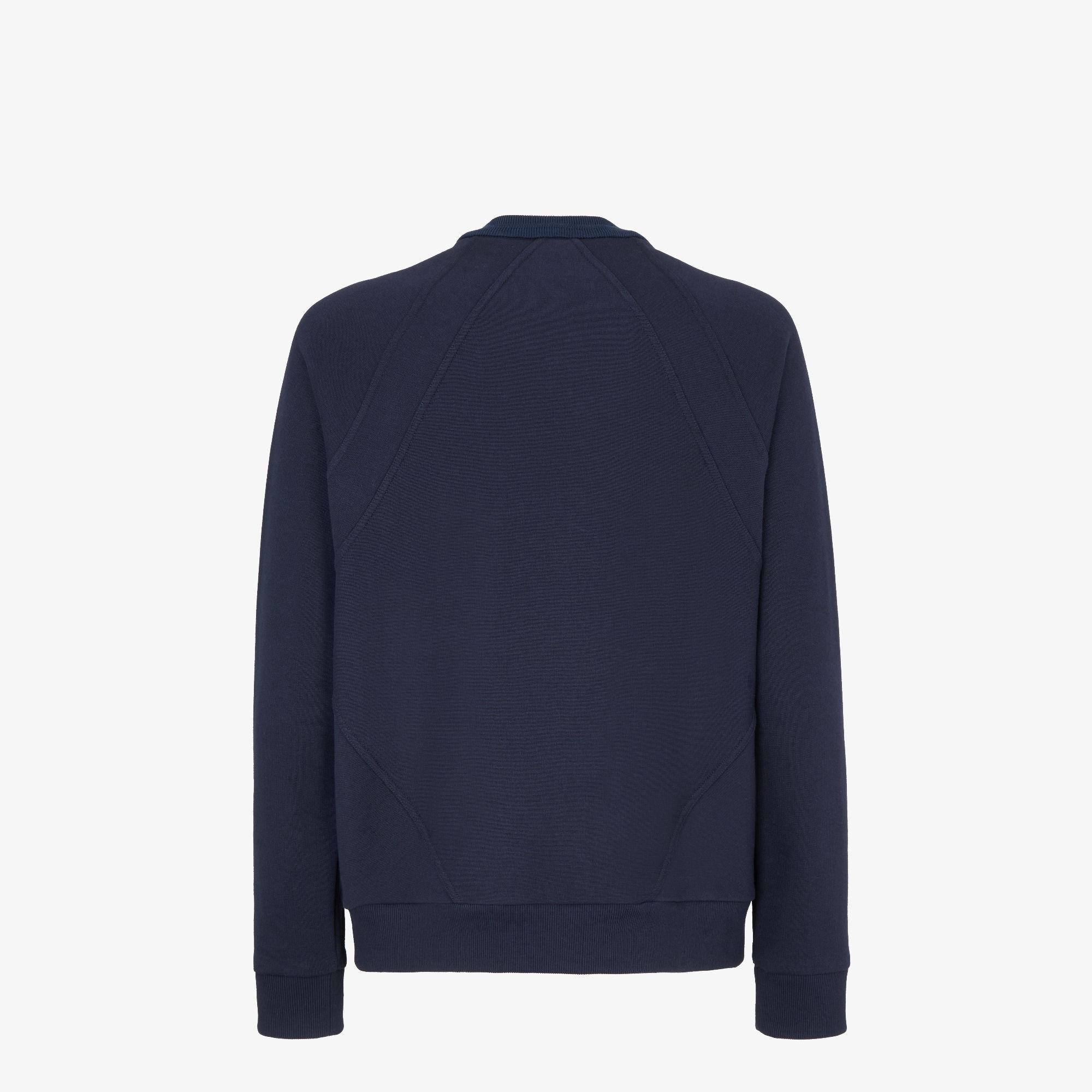 SweatshirtNavy blue cotton sweatshirt Product Image