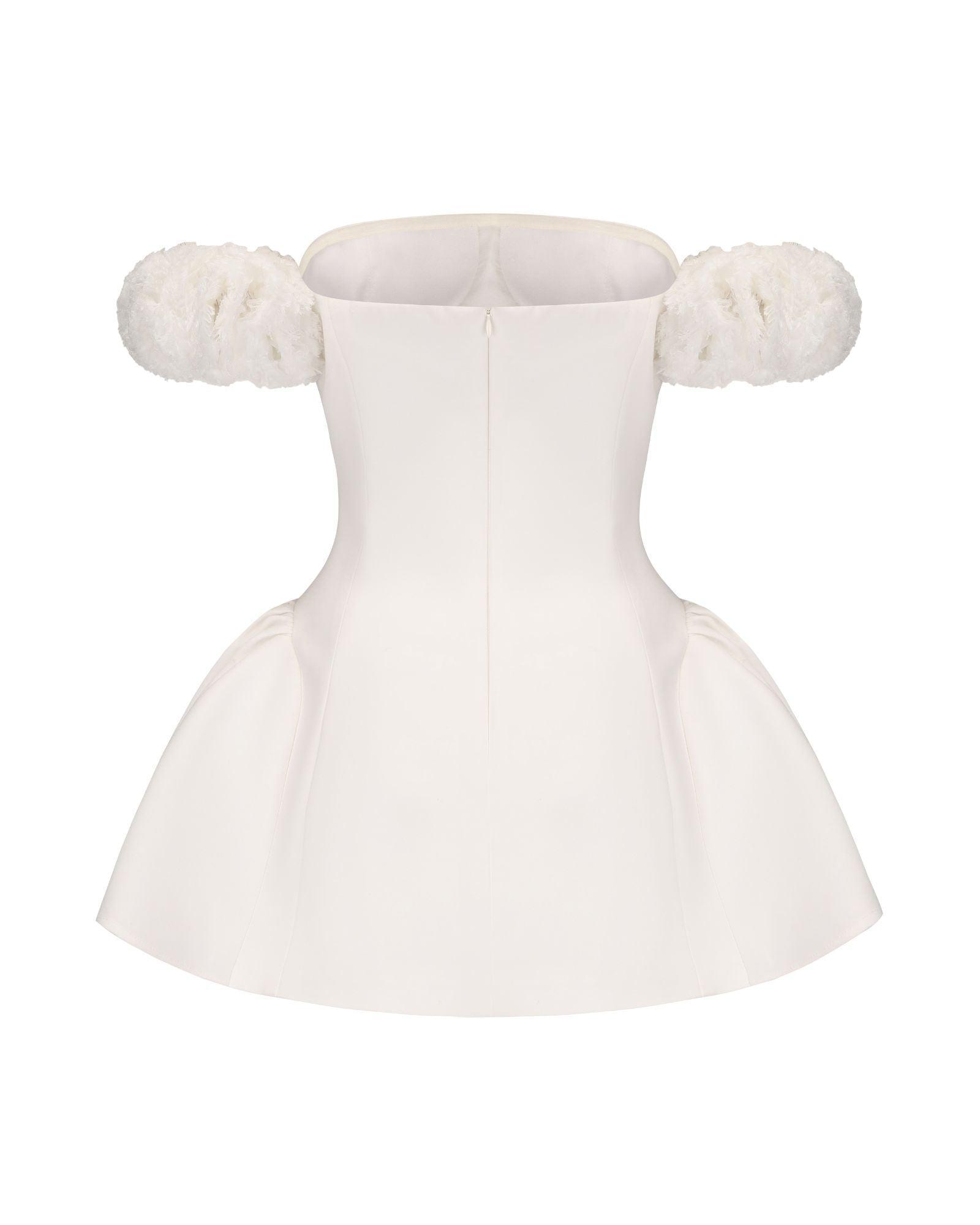 Flora Dress (White) Product Image