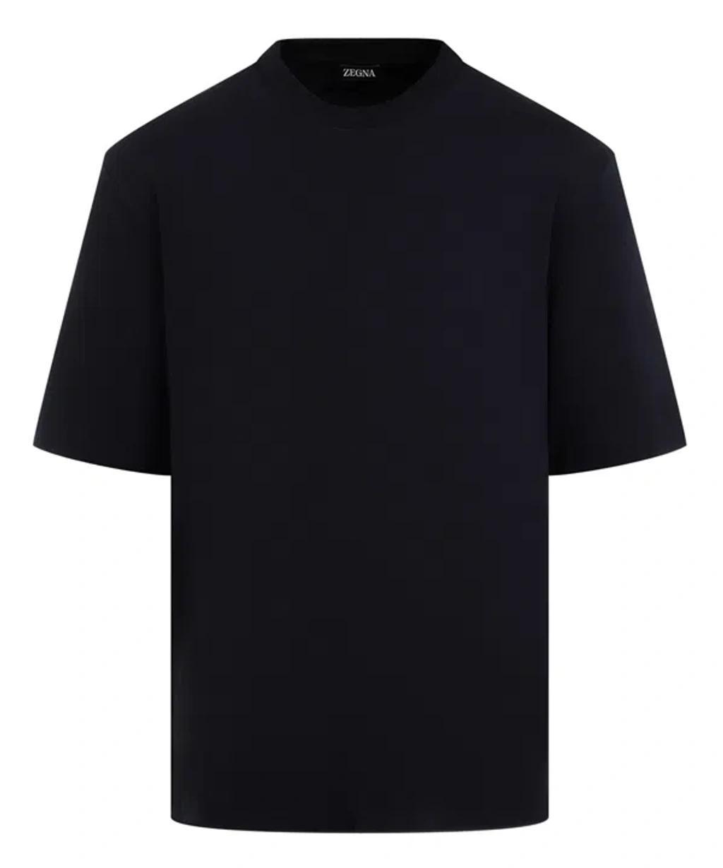 ZEGNA T-shirt In Blue Product Image