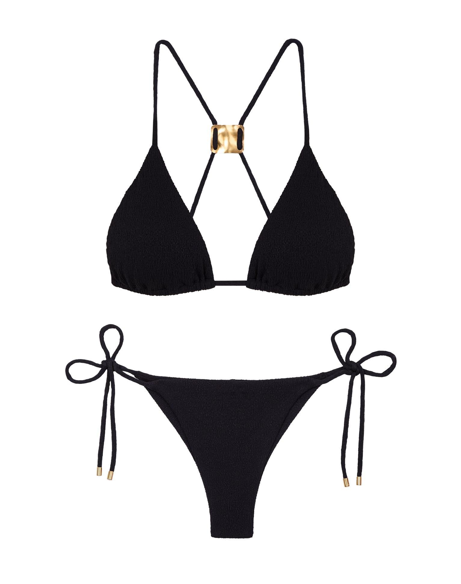 Firenze Yara T Back Tri Top - Black Product Image