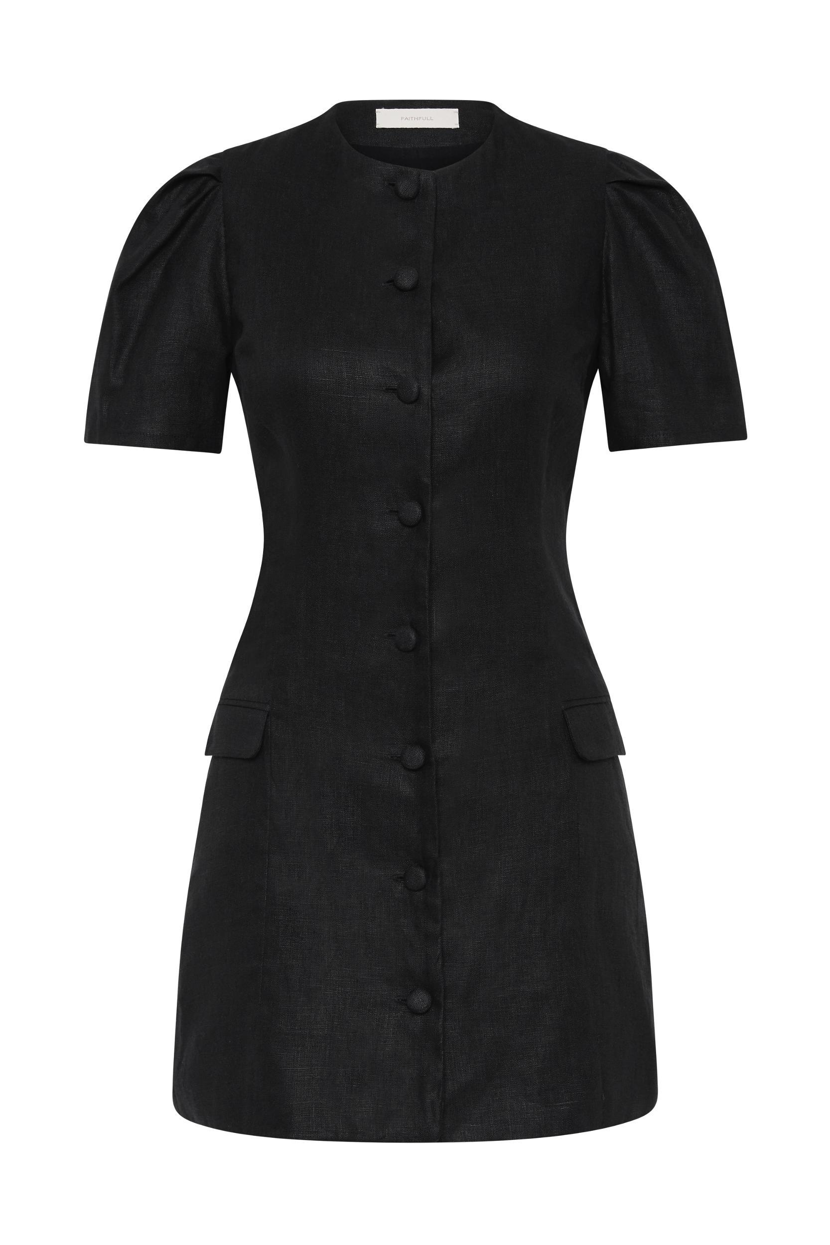 Emma Mini Dress Black Product Image