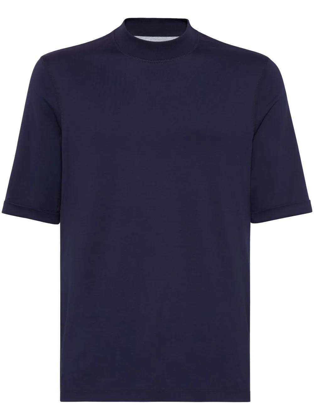 BRUNELLO CUCINELLI T-shirts In Blue Product Image