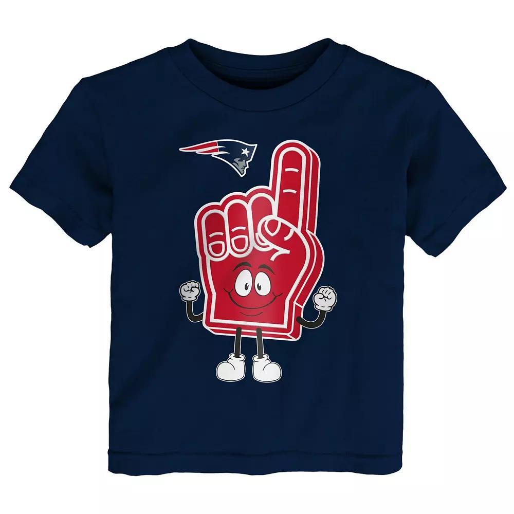 Infant Navy New England Patriots Handy Man T-Shirt, Boy's, Size: 18 Months, Blue Product Image