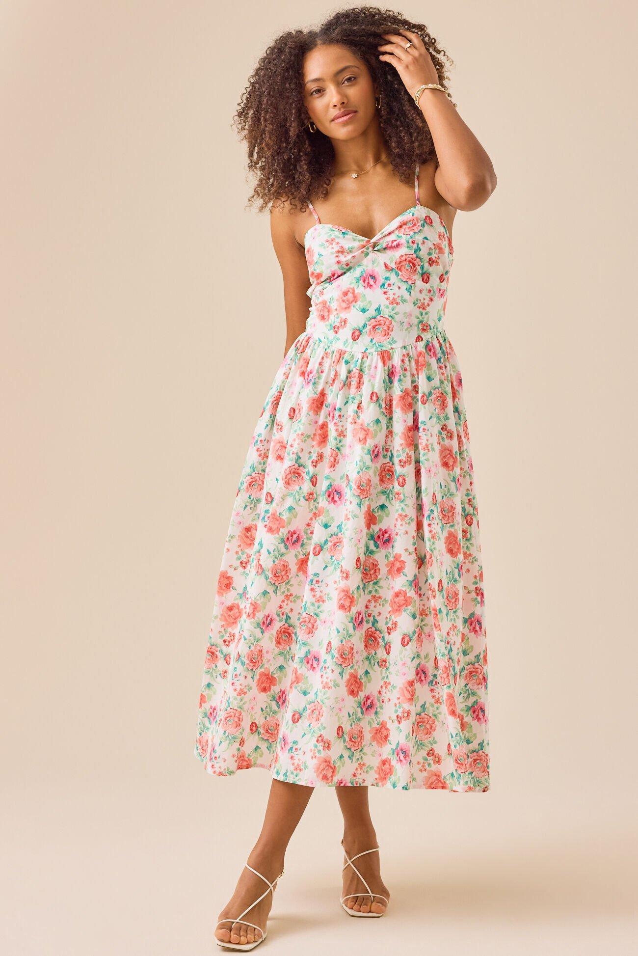 Peggy Floral Maxi Dress Product Image