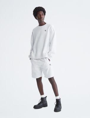 Calvin Klein Men's Archive Logo Fleece Shorts - White - XXL Product Image