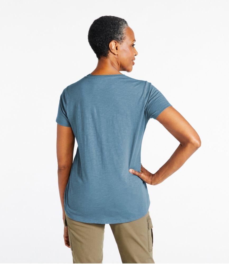 
                            Women's Organic Cotton Tee, V-Neck Short-Sleeve
                         Product Image