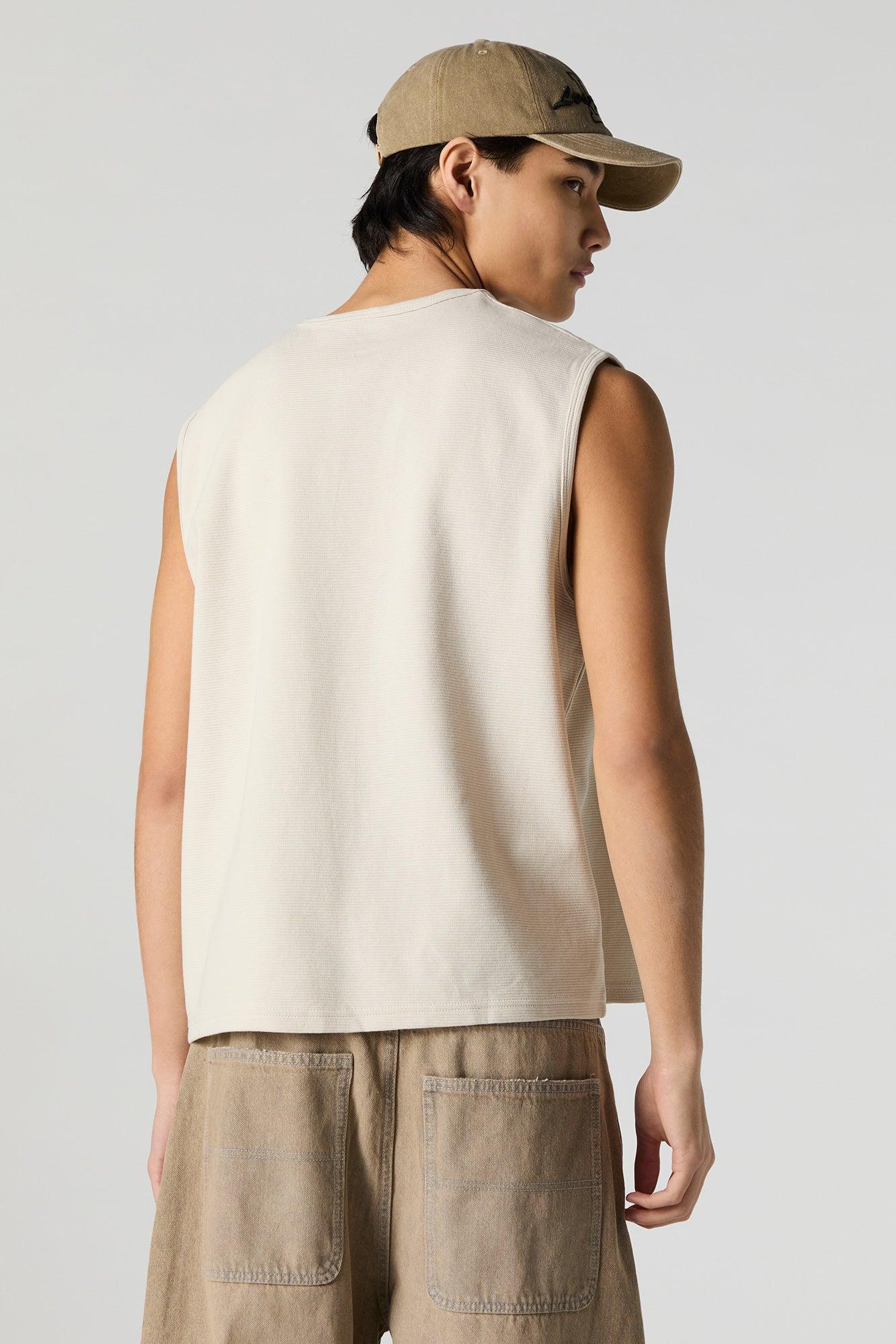 Solid Boxy Tank Male Product Image