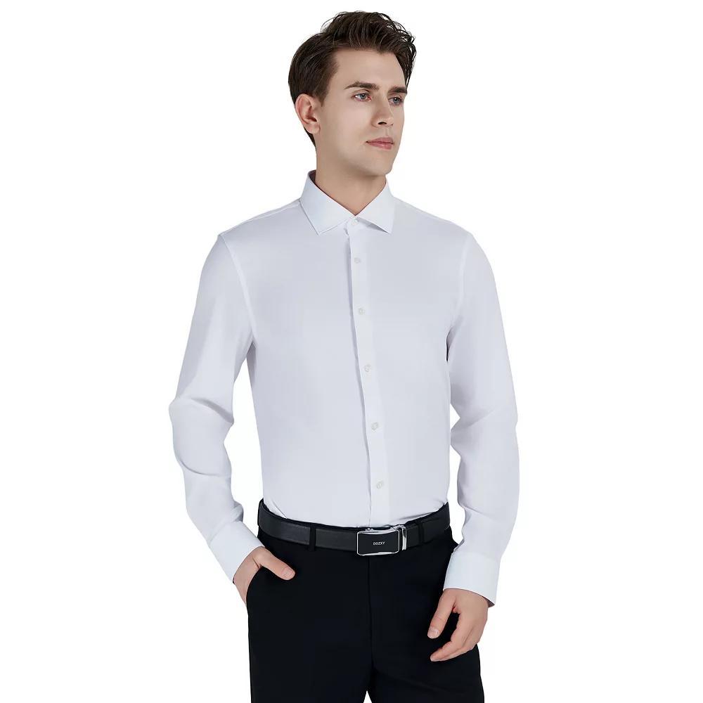 Men's Bespoke Slim-Fit Wrinkle Free Performance Dress Shirt, Size: 2XL-36/37, White Product Image