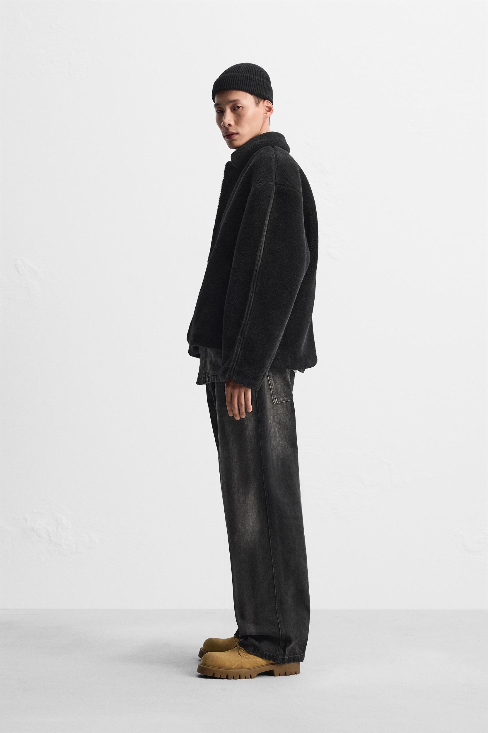 BAGGY FIT JEANS WITH SEAMS Product Image