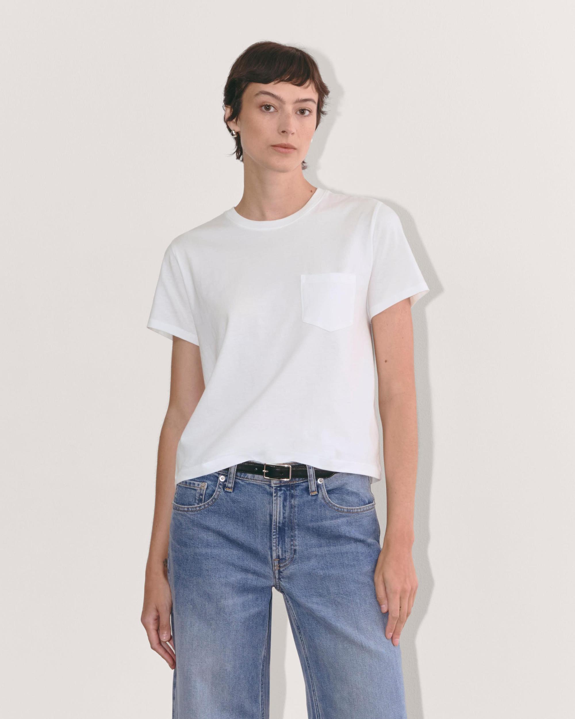 Womens Box-Cut T-Shirt in Essential Cotton by Everlane Product Image
