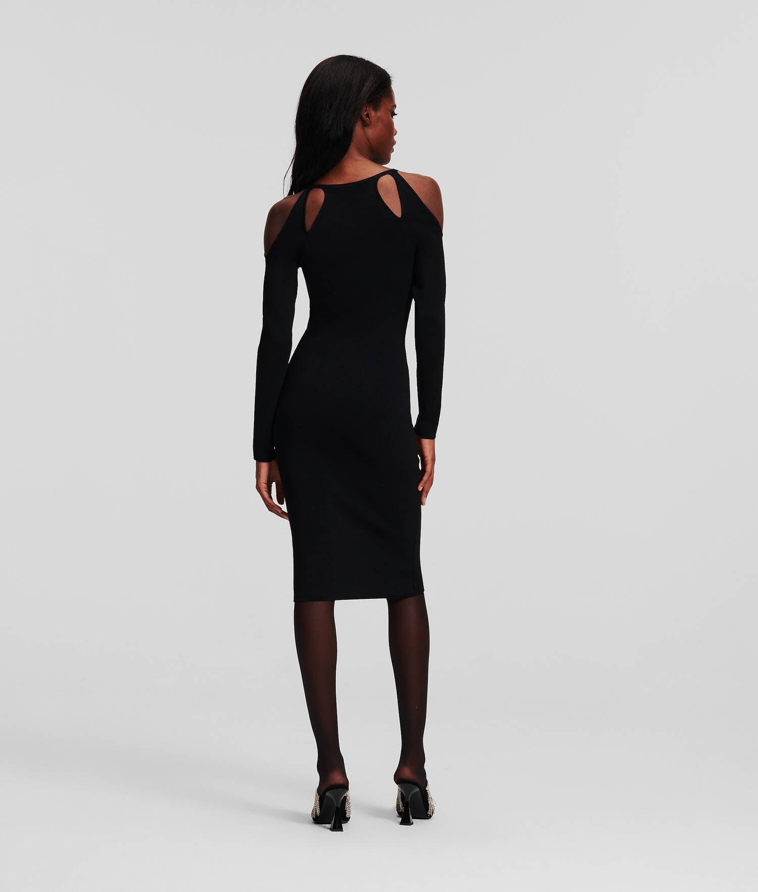 KARL SIGNATURE CUTOUT DRESS Product Image