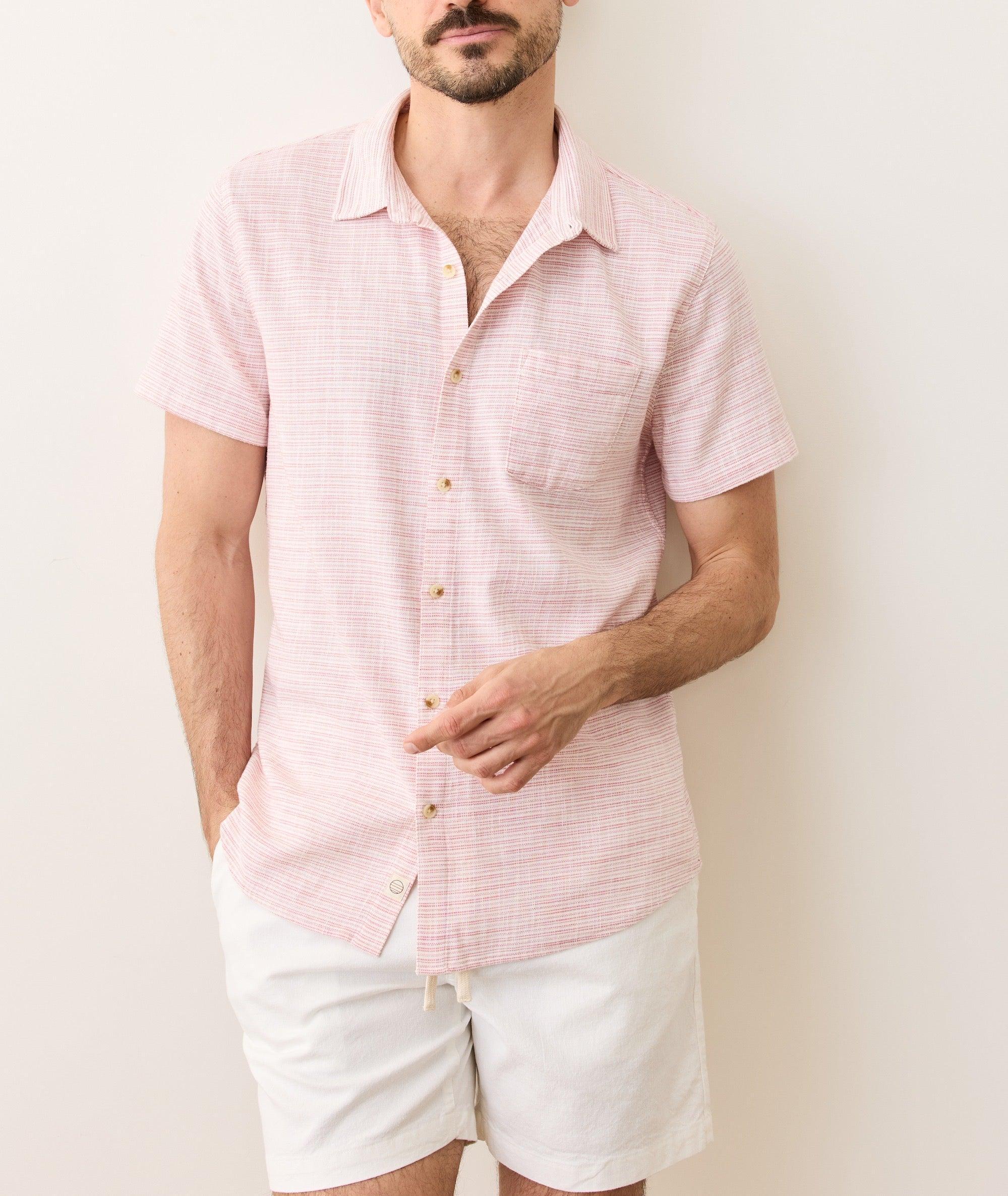 Stretch Selvage Short Sleeve Shirt Product Image