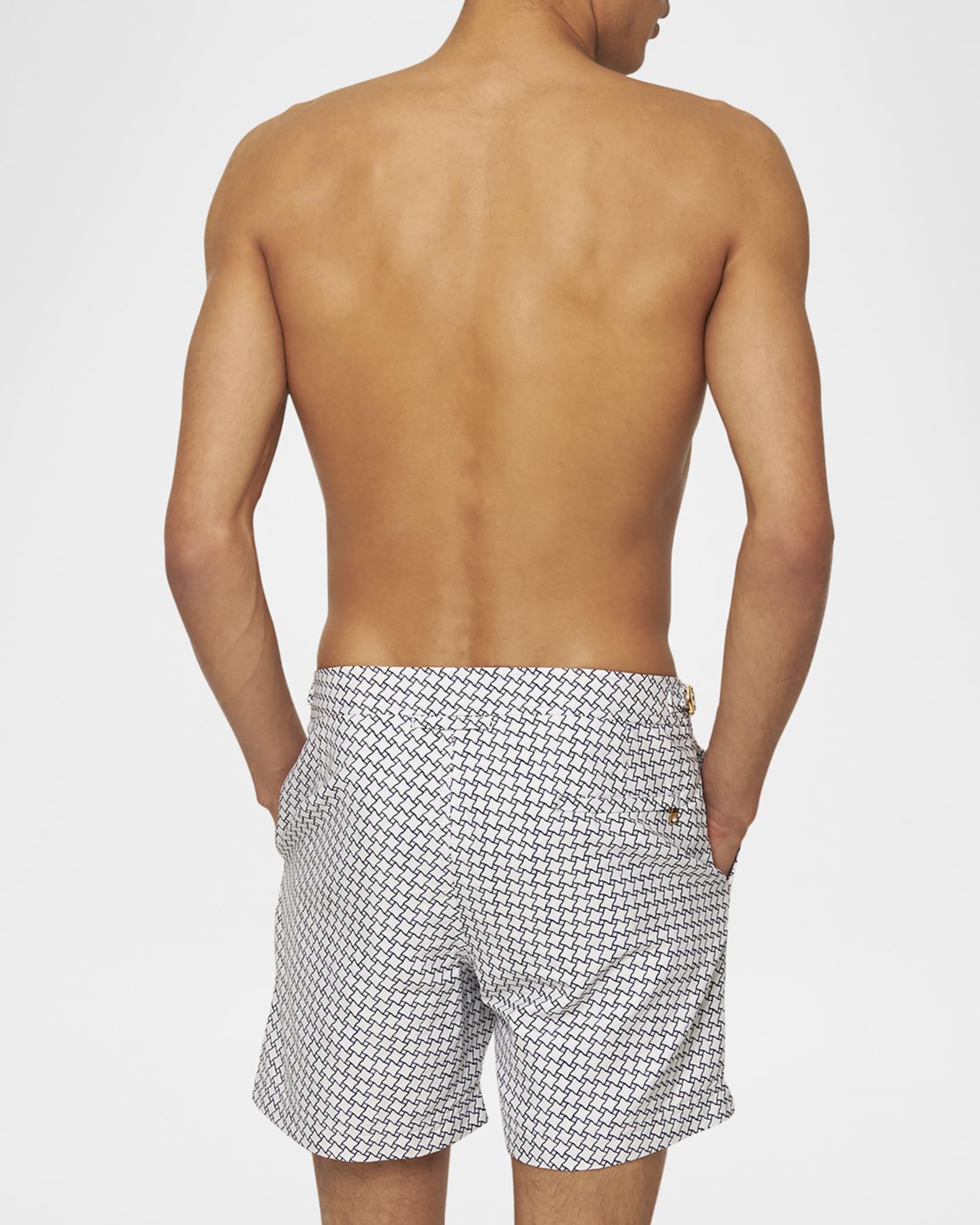 Men's Bulldog Jacquard Swim Shorts Product Image