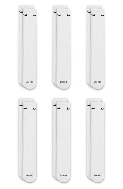Mens Nike 6-pack Everyday Plus Cushion Crew Training Socks Product Image