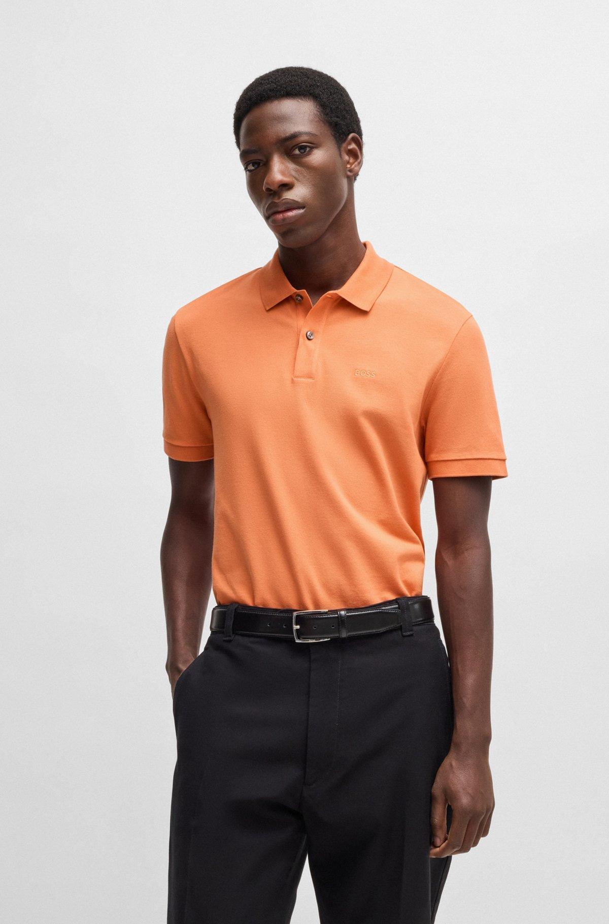 Pallas polo shirt in cotton piqué with logo details Product Image