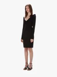 LONG SLEEVE MIDI DRESS in black | JW Anderson US  Product Image