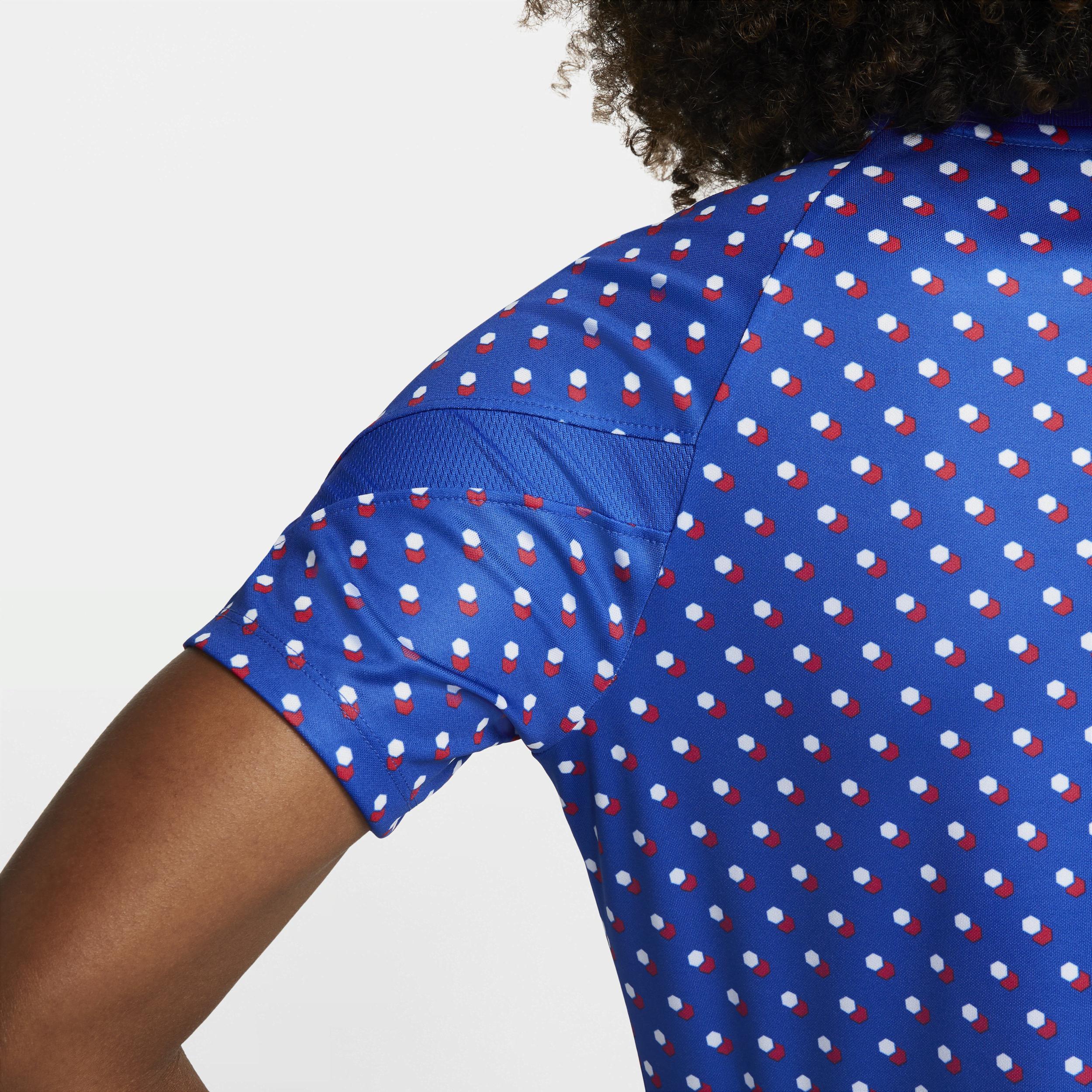 Womens Nike Blue France Womens National Team 2022/23 Away Pre-Match Performance Top - Blue Product Image