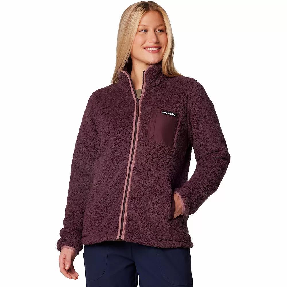 Women's Columbia West Bend II Full-Zip Fleece Jacket, Size: Large, Chalk Product Image