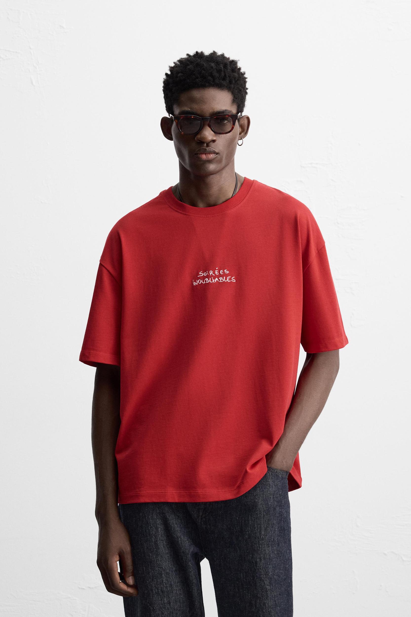 PRINTED TEXT T-SHIRT Product Image