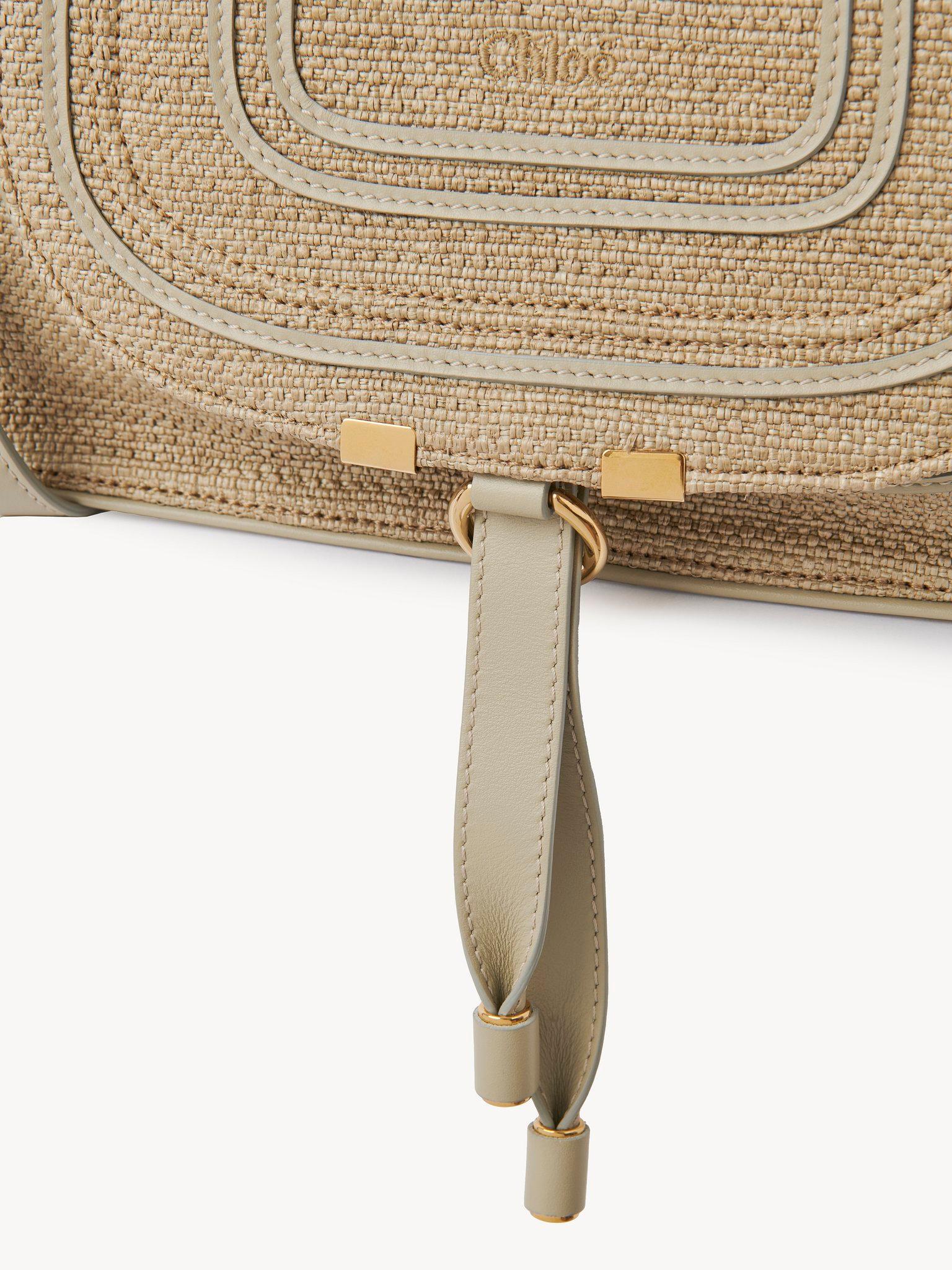 Small Marcie bag in raffia-effect fibers Product Image