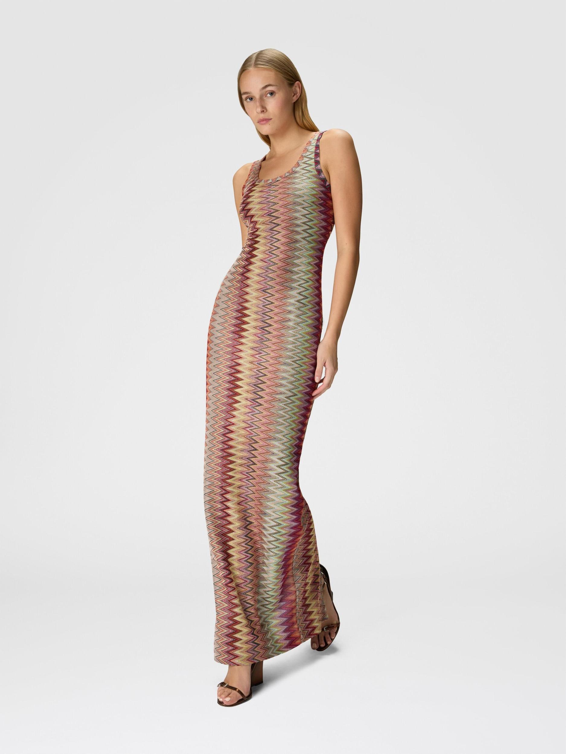 Long knitted lace tank dress Product Image
