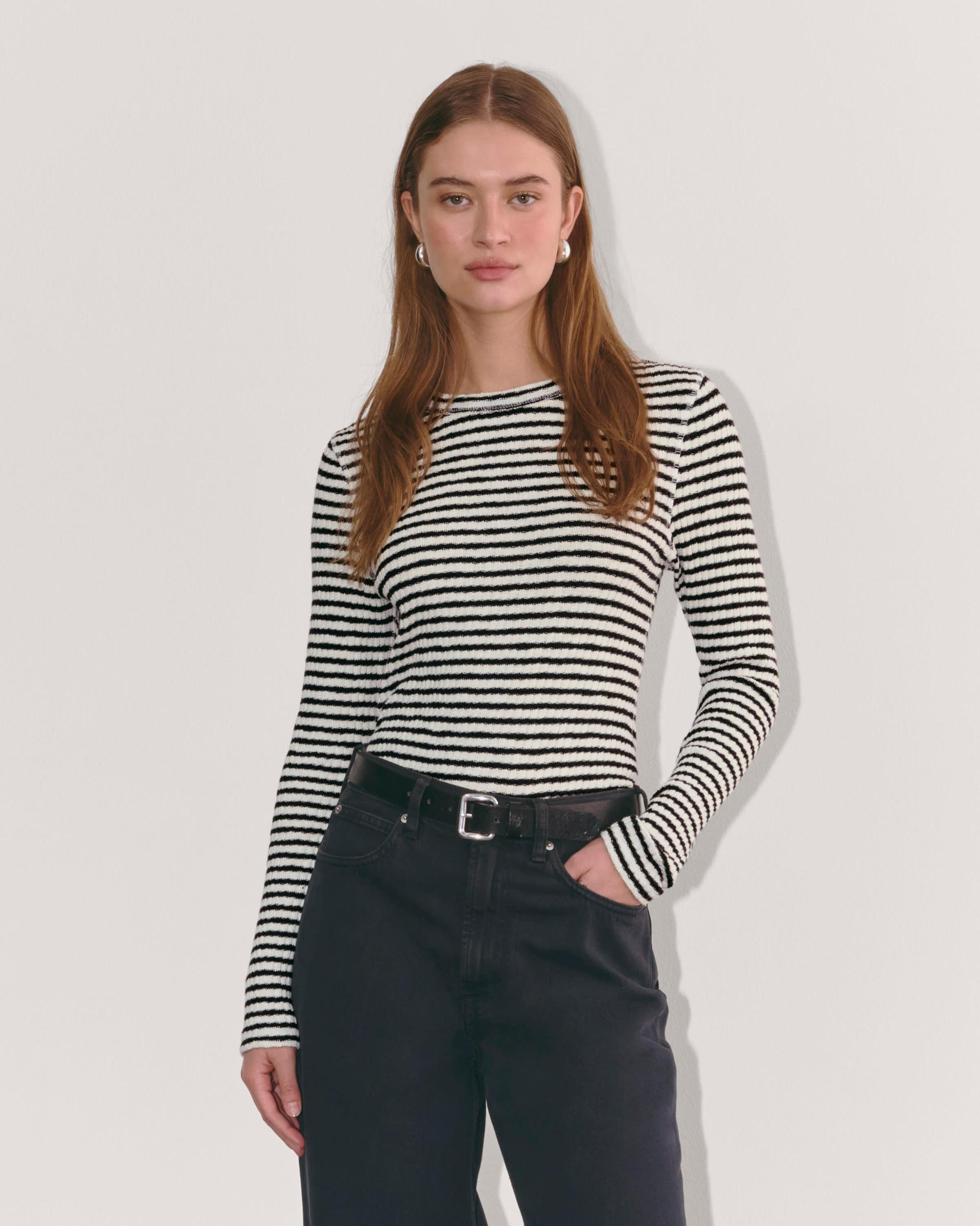 Womens Cozy Rib Long-Sleeve Tee Sweater by Everlane Product Image