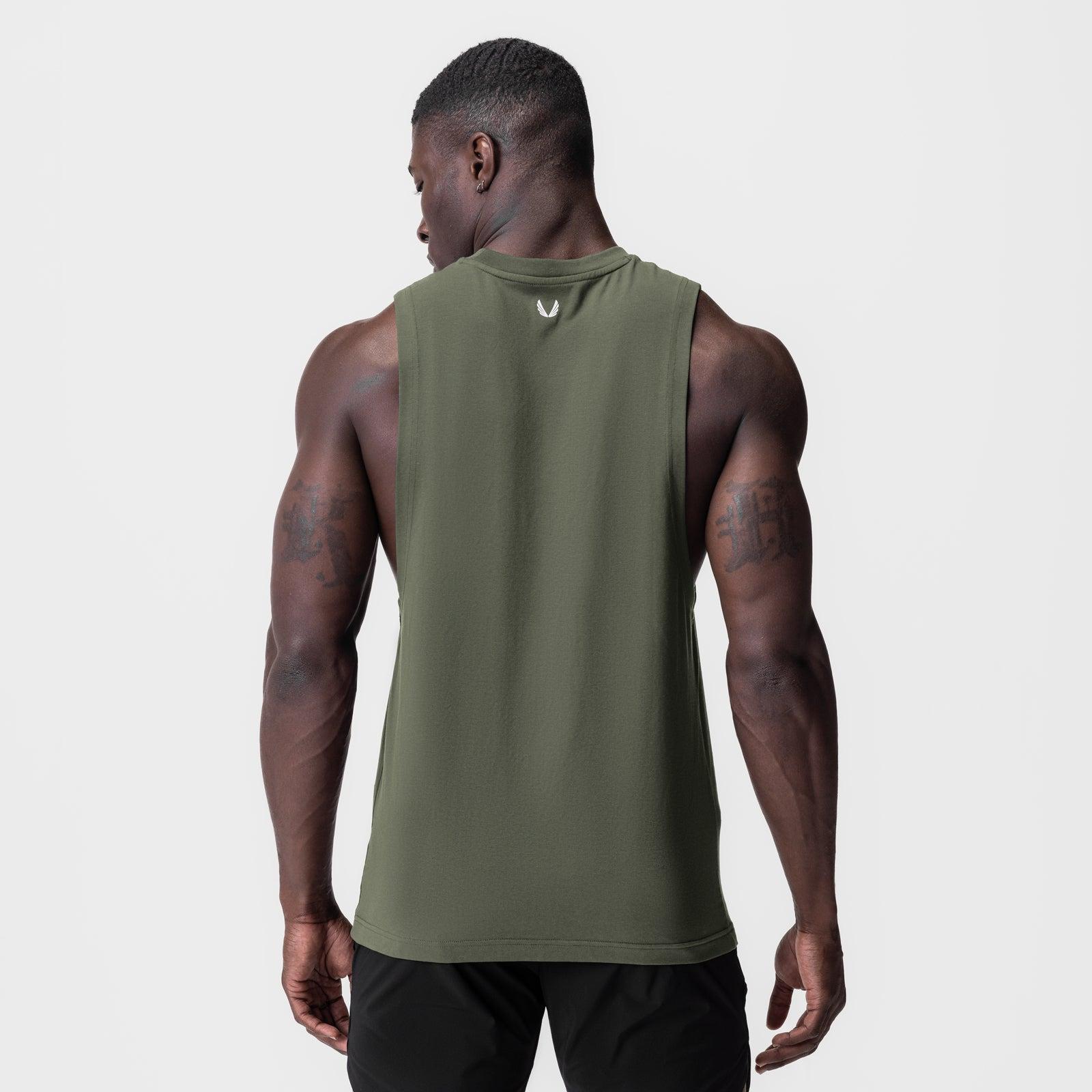 0926. Supima® Muscle Tank - Space Grey Product Image