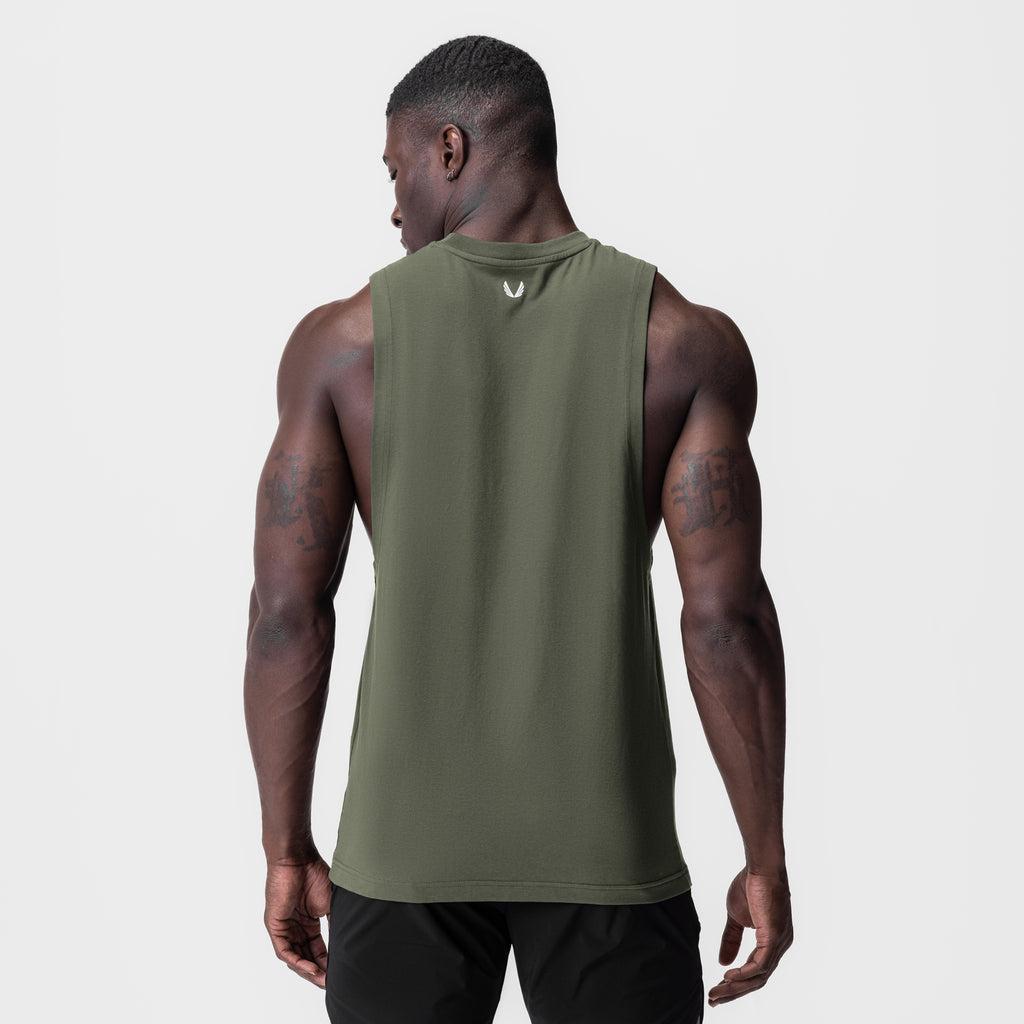 0926. Supima® Muscle Tank - Space Grey Product Image