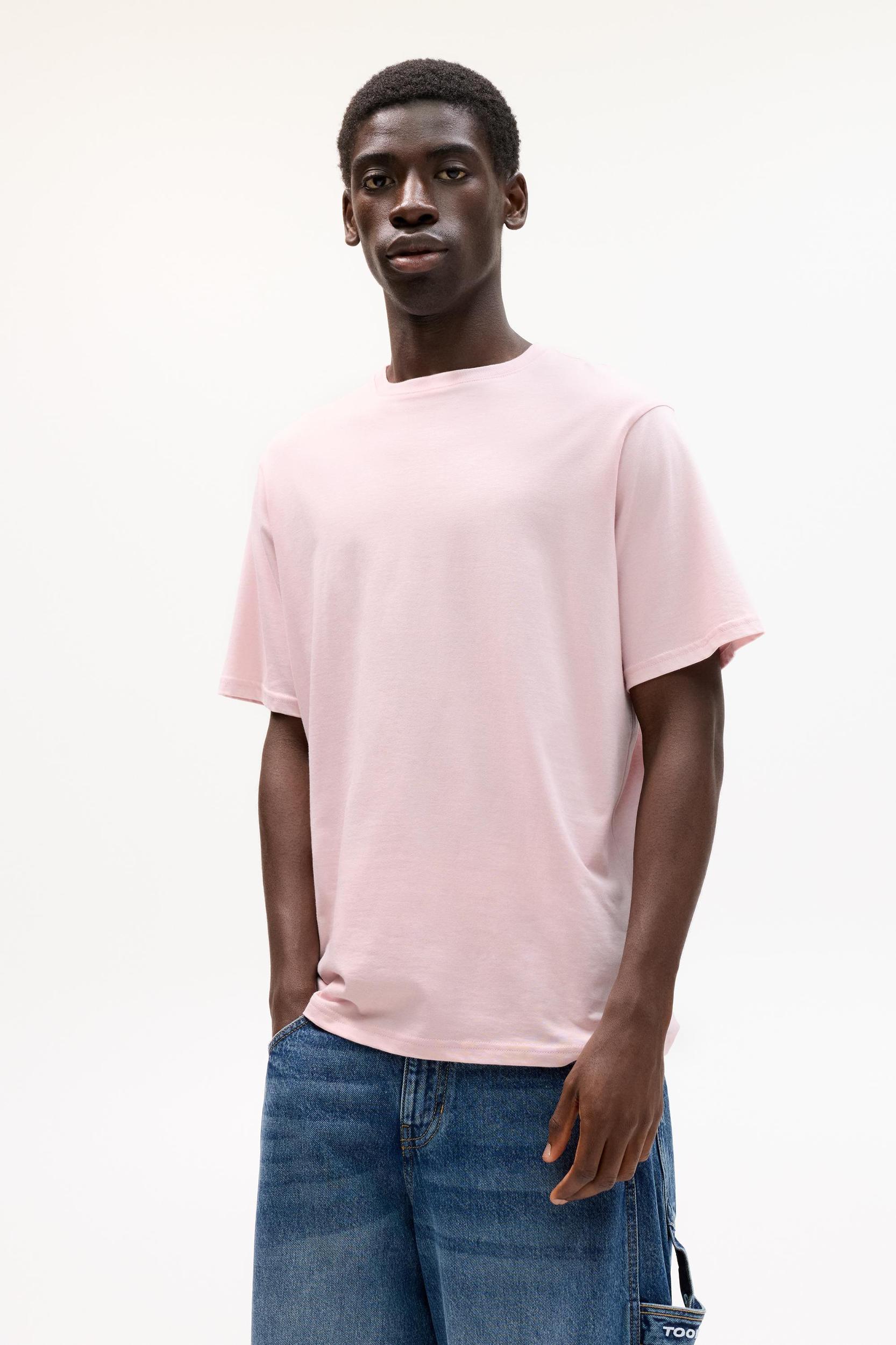 Basic short sleeve cotton T-shirt Product Image