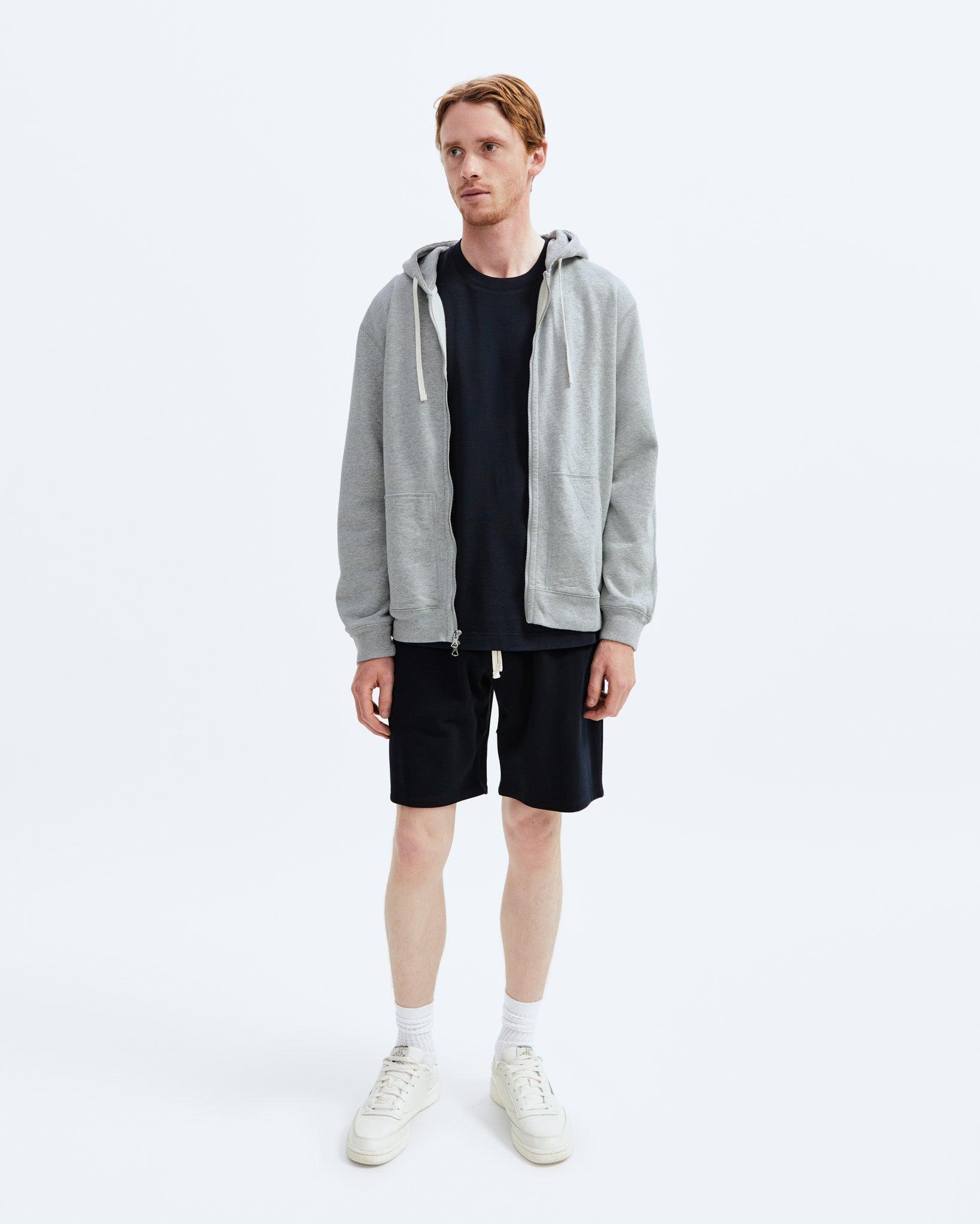 Midweight Terry Classic Full Zip Hoodie - Vault Male Product Image