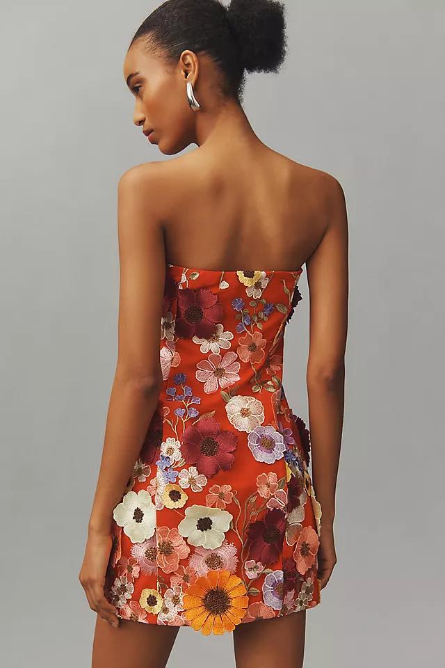 Endless Rose Strapless Embroidered Mini Dress Product Image