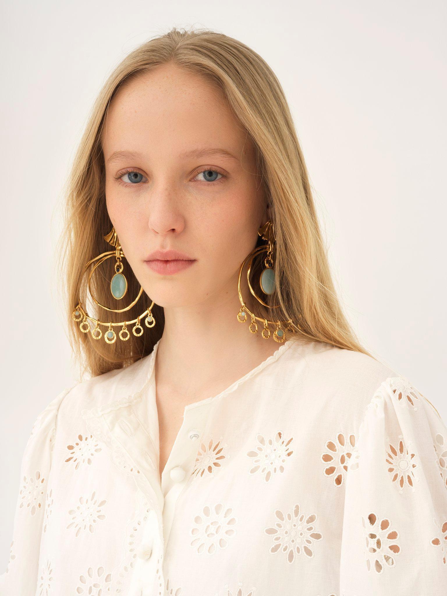 The Chloé Sunflower earrings Product Image